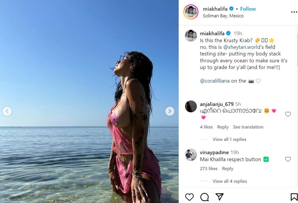 Mia Khalifa Sexy Photos Porn adult content instagram