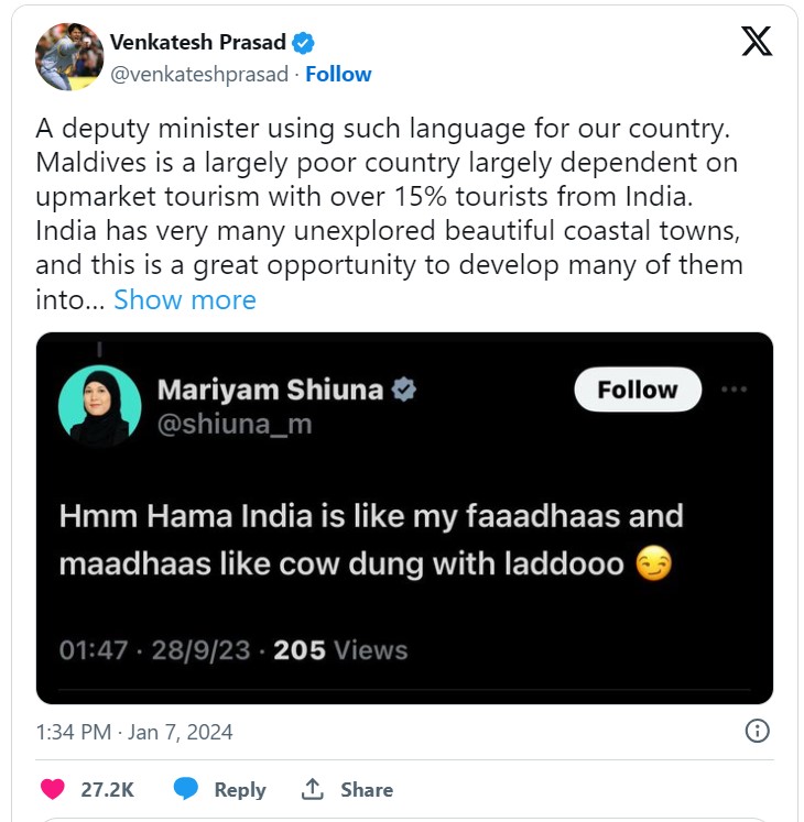 BoycottMaldives - Lakshadweep Vs Maldives - Maldives government took action after the minister anti india remarks on PM Modi - Latest News About Maldives - lakshadweep island - maldives minister tweet - lakshadweep tourism - lakshadweep airport - mariyam shiuna - maldives president mohamed muizzu - માલદીવ ટુરિઝમ - લક્ષદ્વીપ ટુરિઝમ 