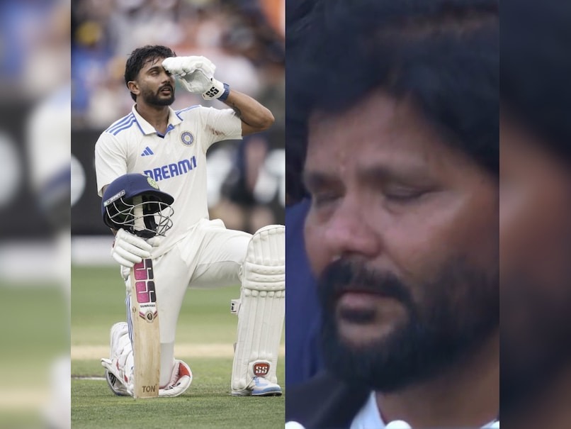 ક્રિકેટ ન્યુઝ સમાચાર - Cricket News in gujarati - Nitish Reddy Test Century vs Australia with present  of his father get emotional - ભારતીય ઓલરાઉન્ડર નીતિશ રેડ્ડીએ ઓસ્ટ્રેલિયામાં ચાલી રહેલી બોર્ડર-ગાવસ્કર ટ્રોફી 2024-25માં સદી ફટકારી ઈતિહાસ રચ્યો