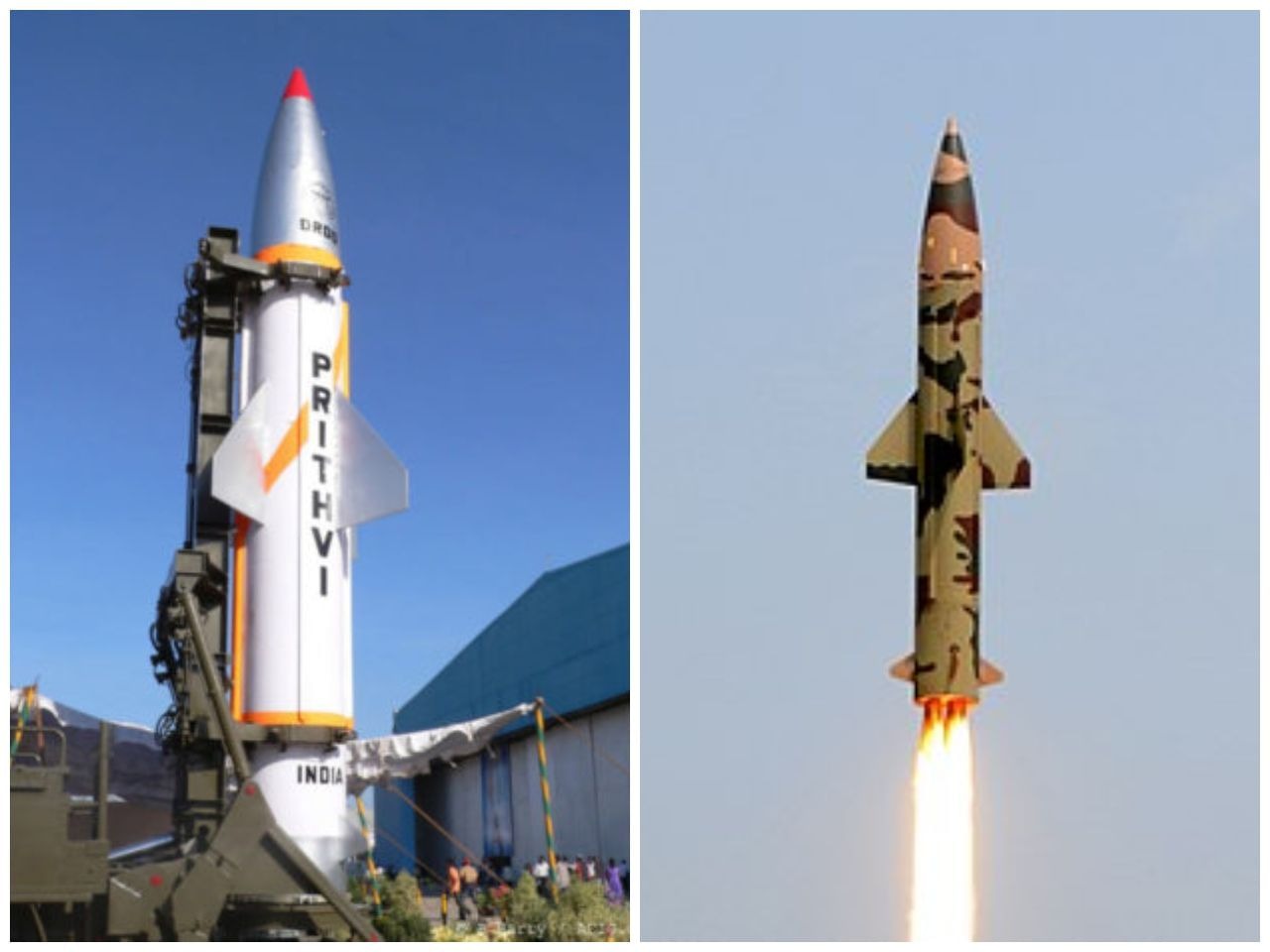 indian defence system increase prithvi ii and agni i ballistic missiles successfully test fired