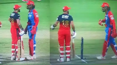 virat kohli eated argument with kl rahul in delhi match