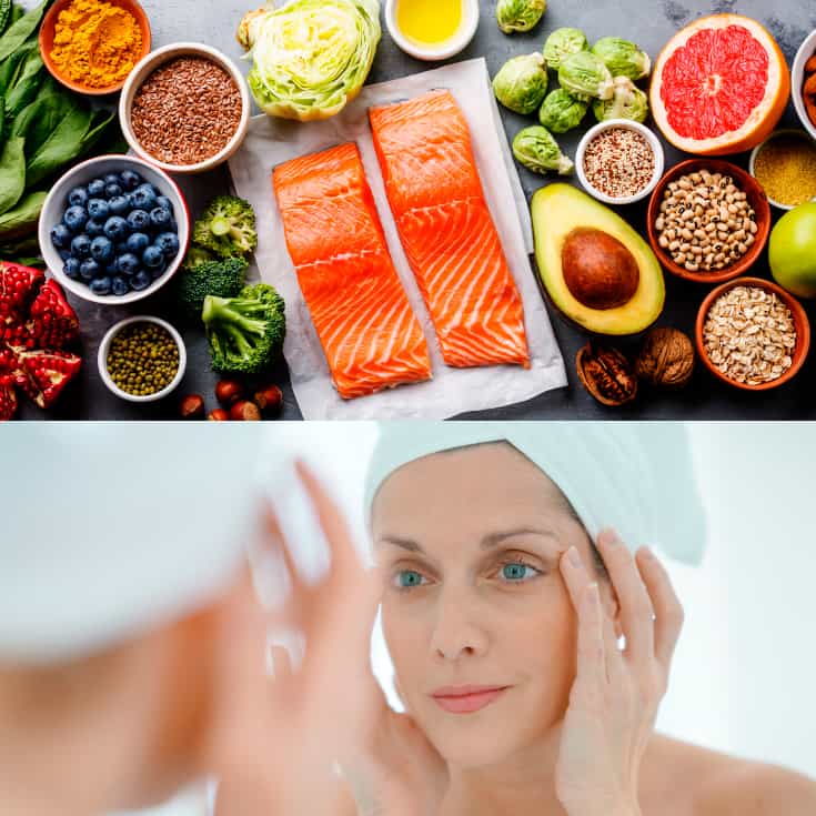 food antiaging skin care 