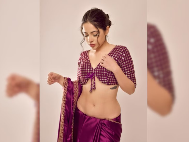 Urfi Javed looking sexy in saree photo going viral on social media